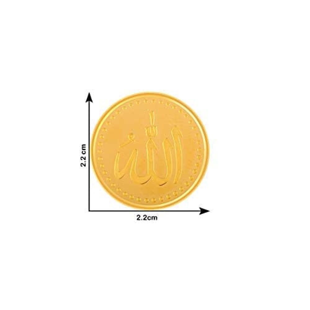 22k (916) 5 gm Allah Yellow Gold Coin