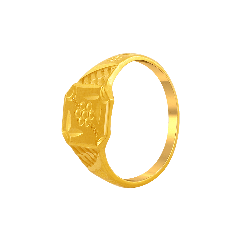 Men's Gold Finger Ring (MFR543)