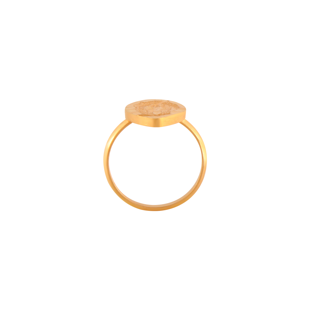 Baguette Row Ring – Baby Gold