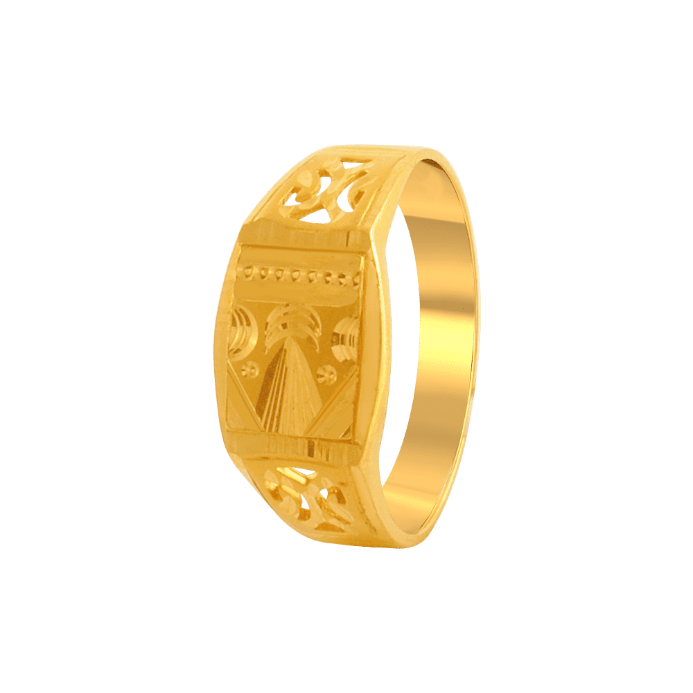 We Are The Boys Photo Engraved Gold Ring