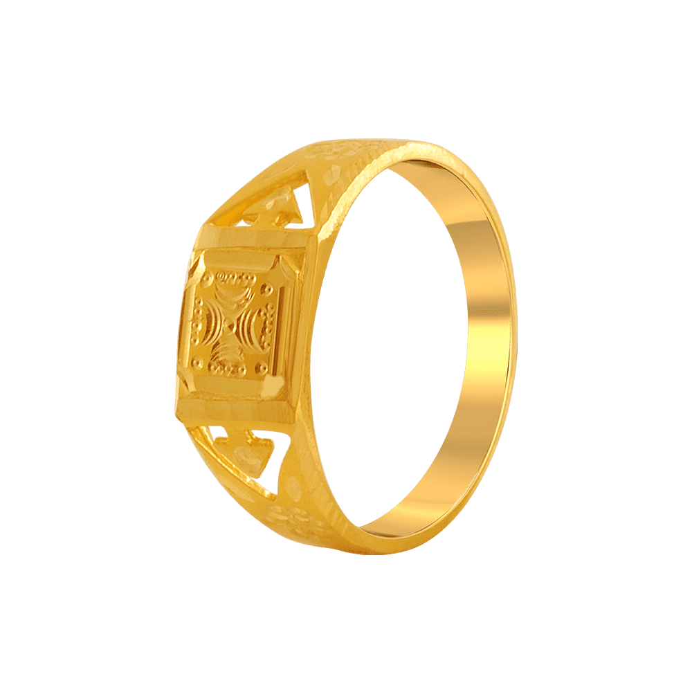 22KT Yellow Gold Ring for Men