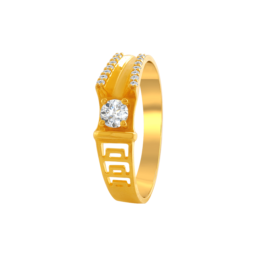 Buy Beautiful Flower Modern Gold Ring Design Impon Pink Stone Ring  Imitation Jewelry