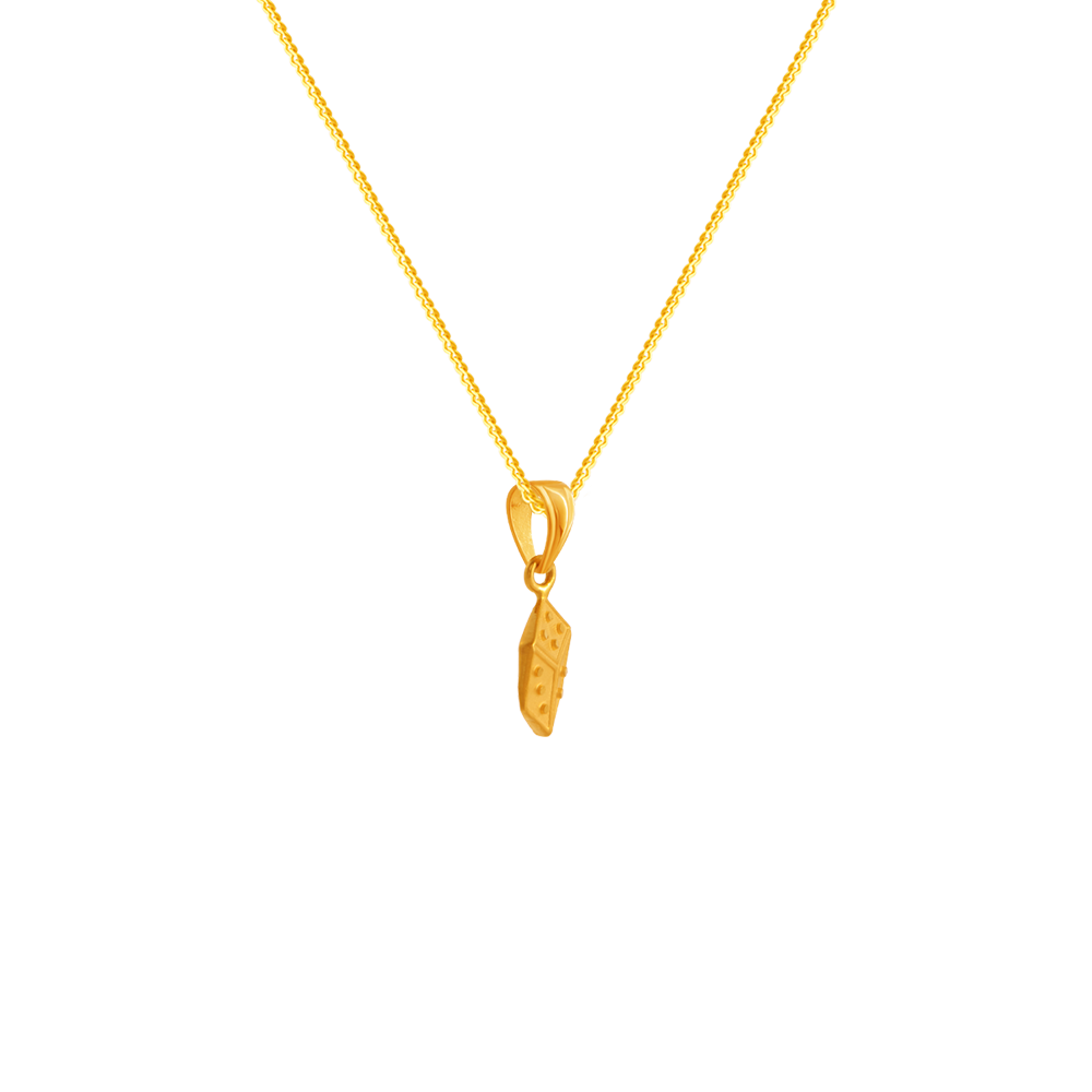 22K Gold Pendant Design Crafted Immaculately