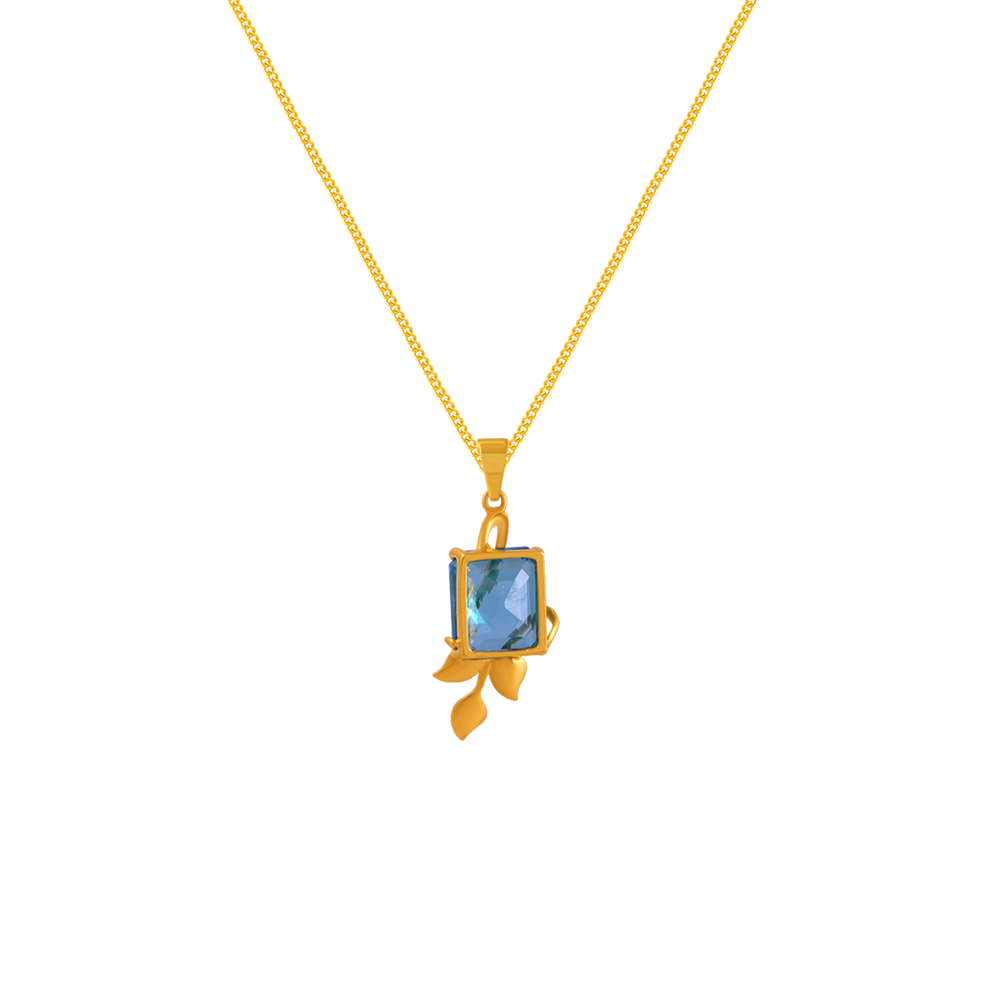 22K Gold Pendant Gemmed From Amazea Collection