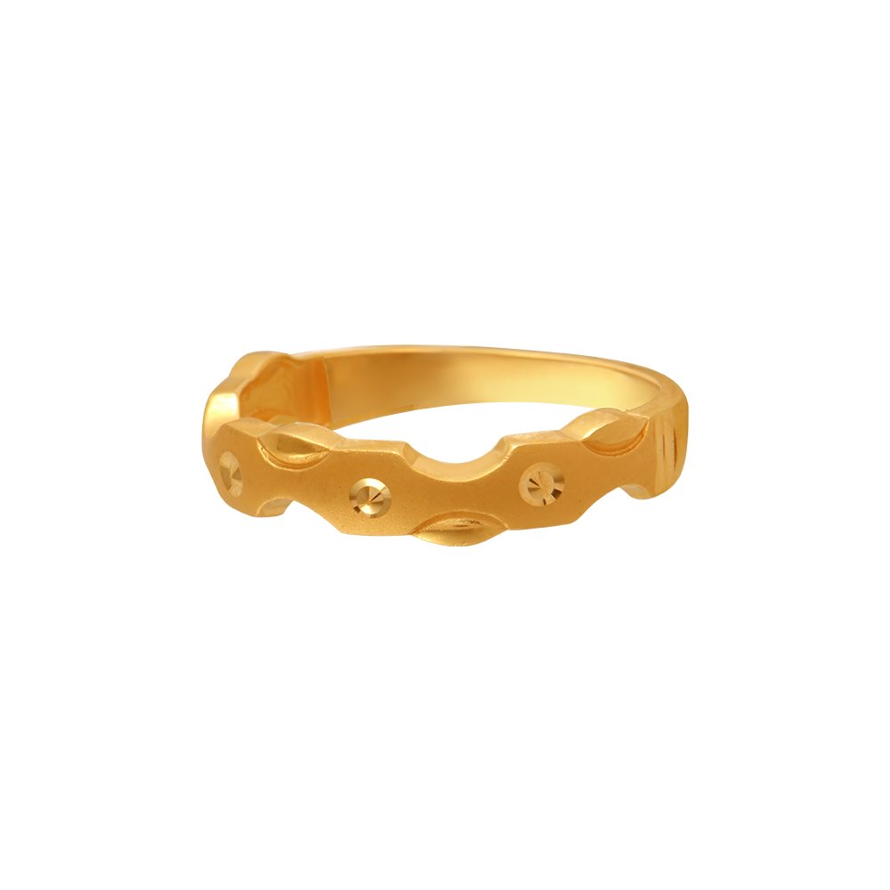 The One Name Ring - Gold Vermeil - Oak & Luna