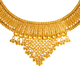 22K Magnificent Gold Necklace Design