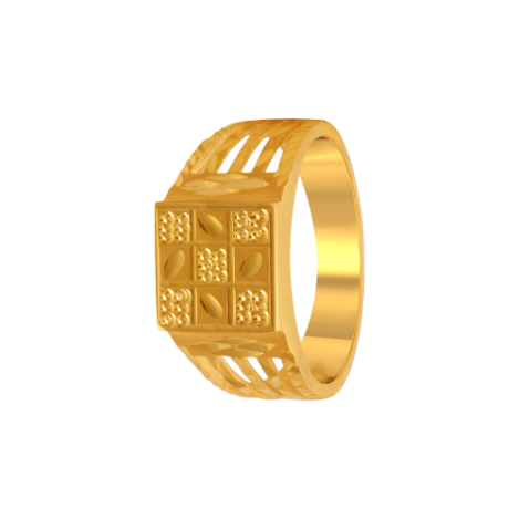 Latest Collection Of Gold Men's Ring Online| Aura Jewels