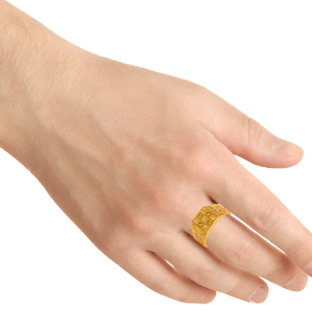 Definitive 22K Gold Ring for Men