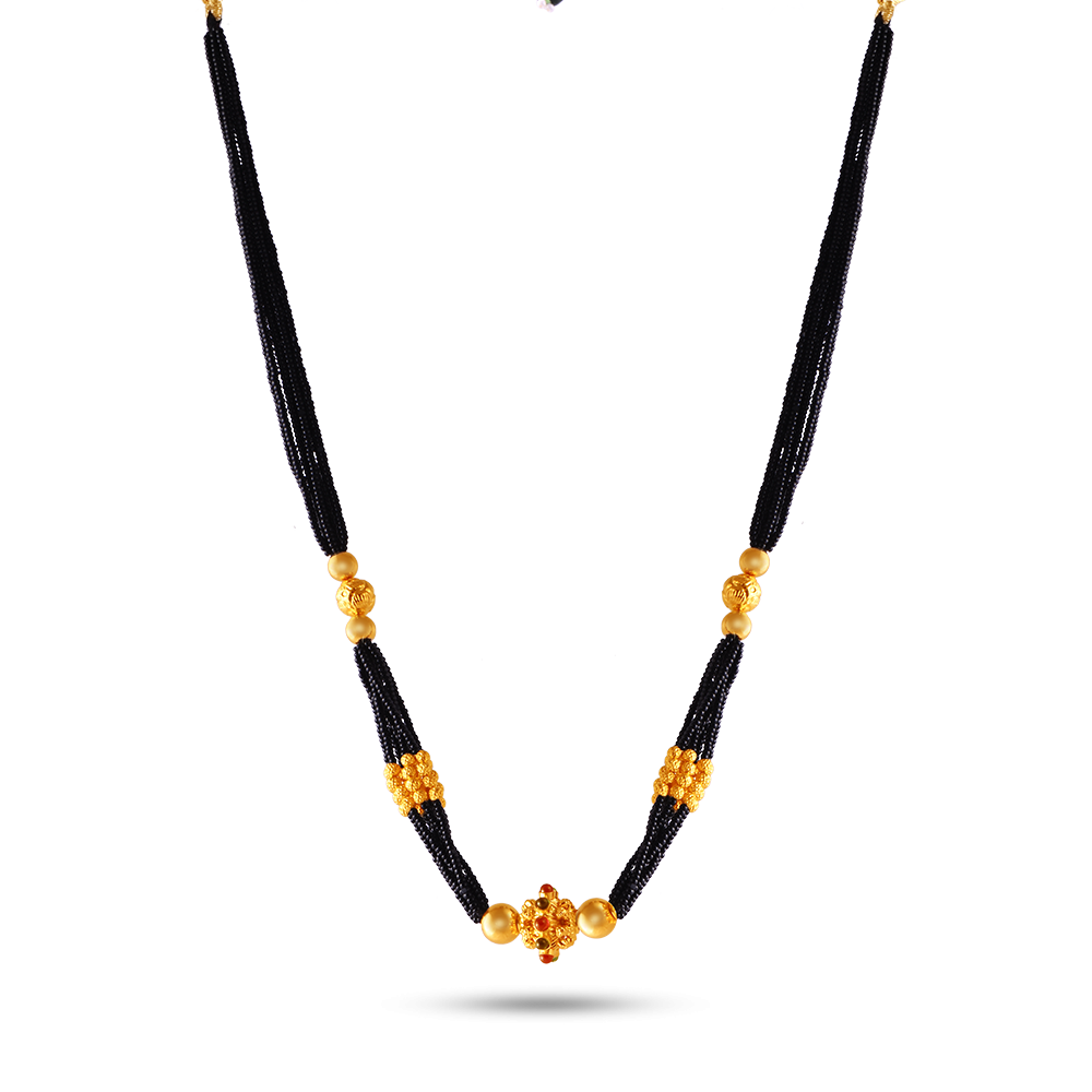 Thusi Gold mangalsutra for women for everyday wear