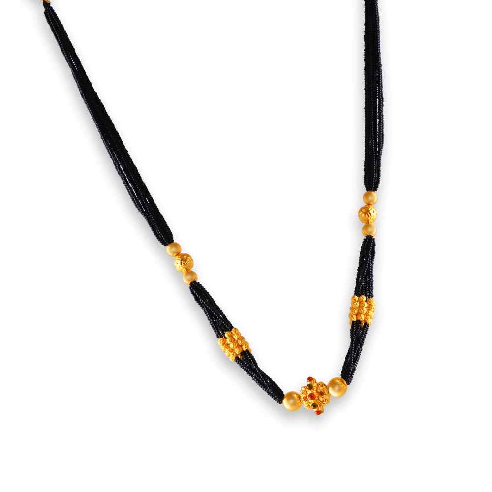 Thusi Gold mangalsutra for women for everyday wear