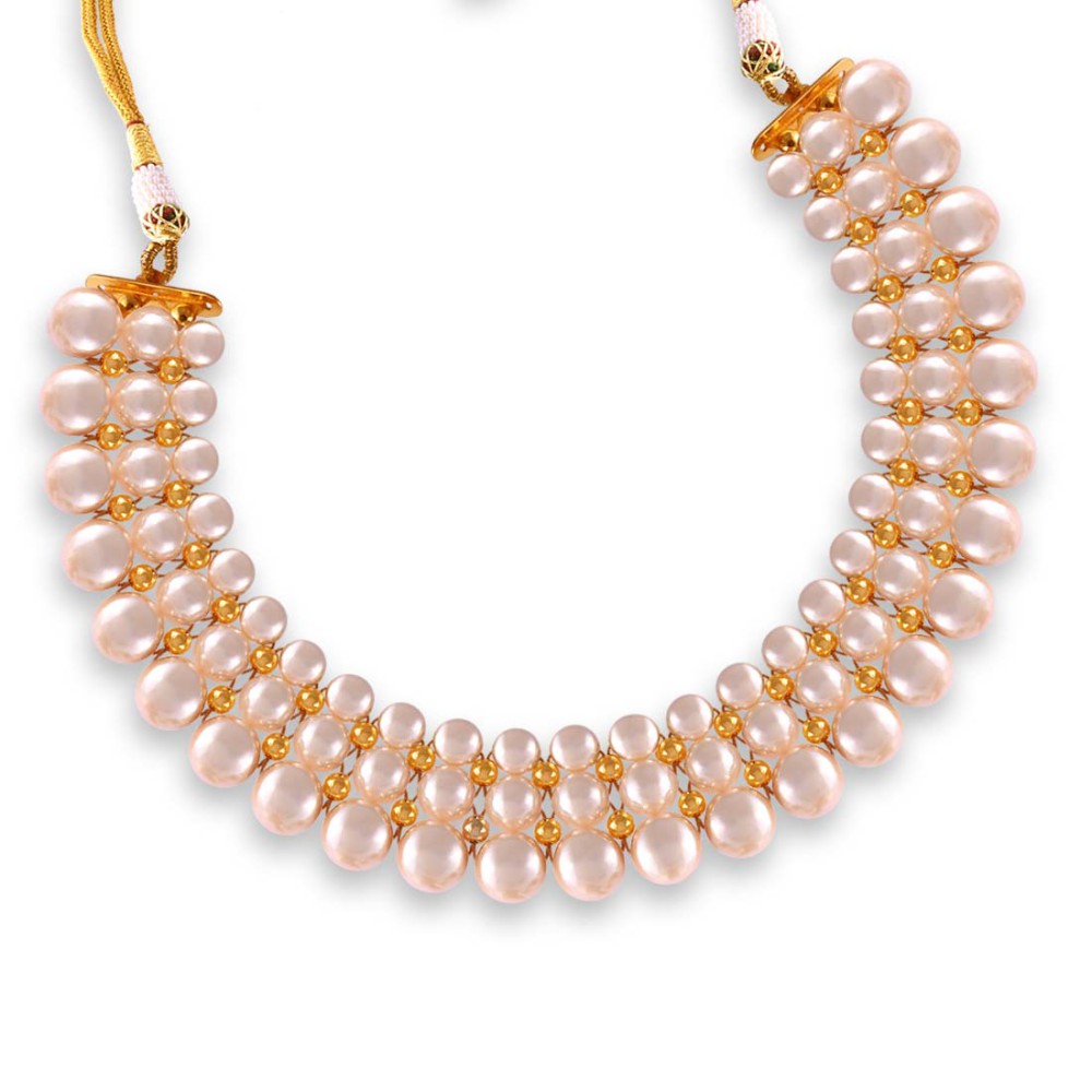 Gorgeous 22k Gold Studded Necklace from Tushi Collection