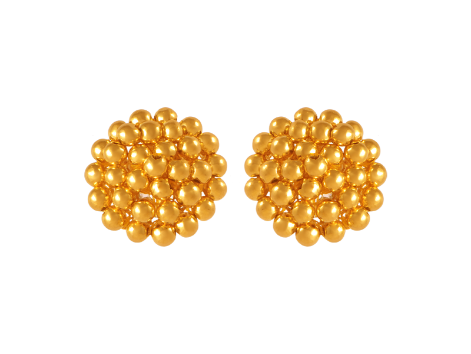 22K Elegant Tushi Gold Stud Earrings