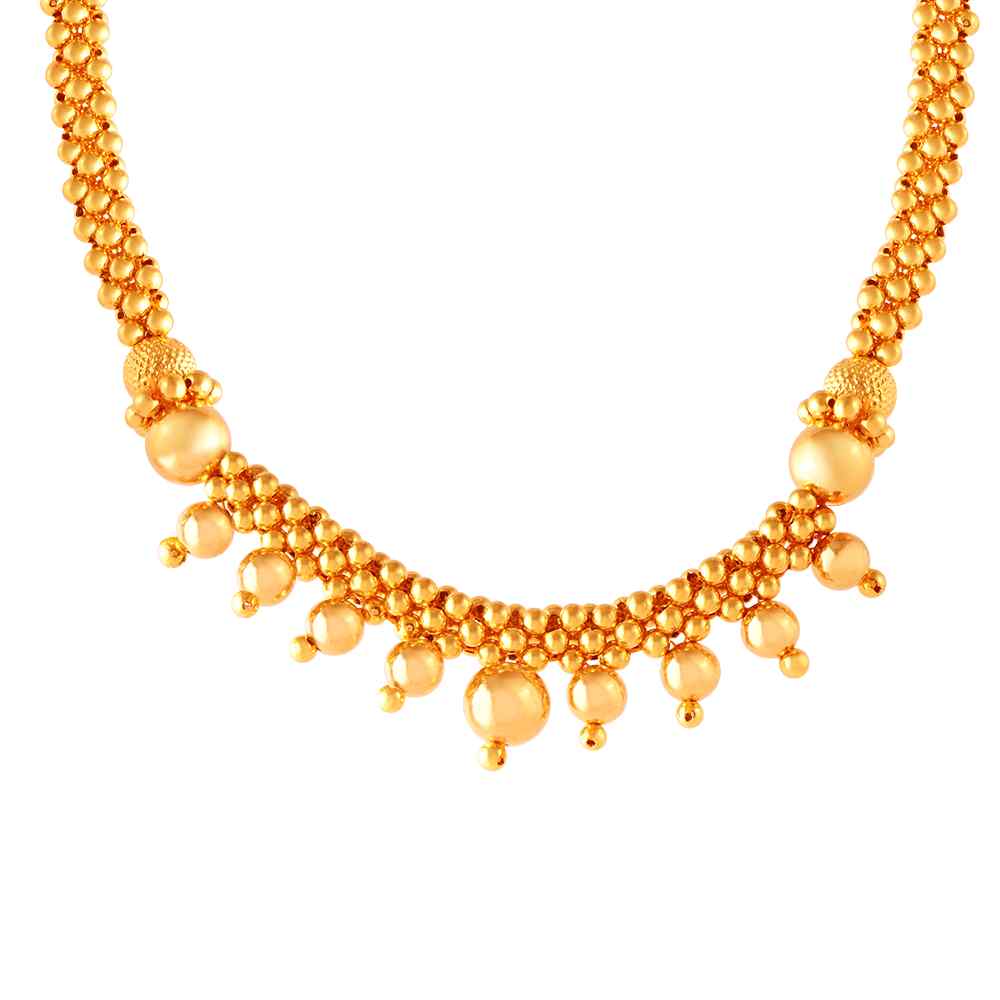 Buy quality Rose light weight gold necklace in Patan