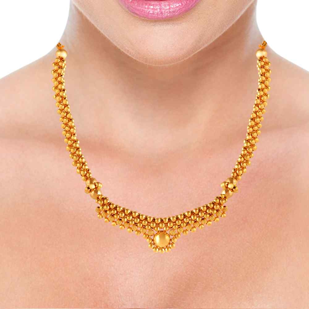 Gold Afrian Nigerian 22k Gold Necklace Sets For Women Long Earrings And  Necklace, Luxury Wedding Gift From Yujiliu, $19.22 | DHgate.Com