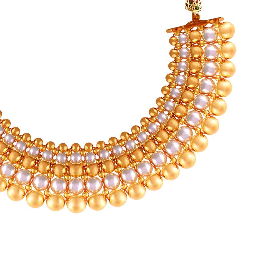 Fiery Gold Tushi Necklace