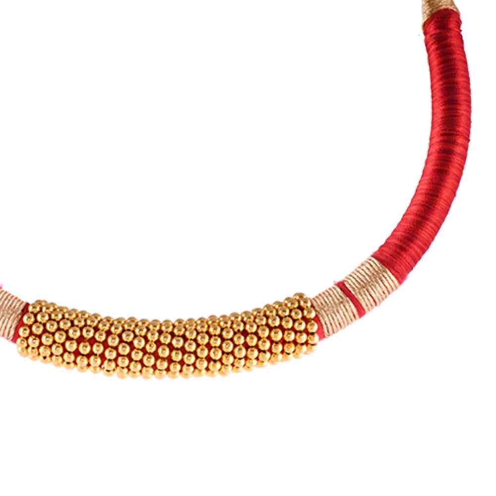 Distinctive 22K Gold Tushi Necklace