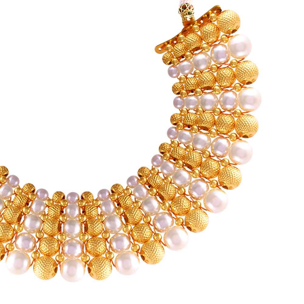 Jhoomar Beads Tushi Necklace