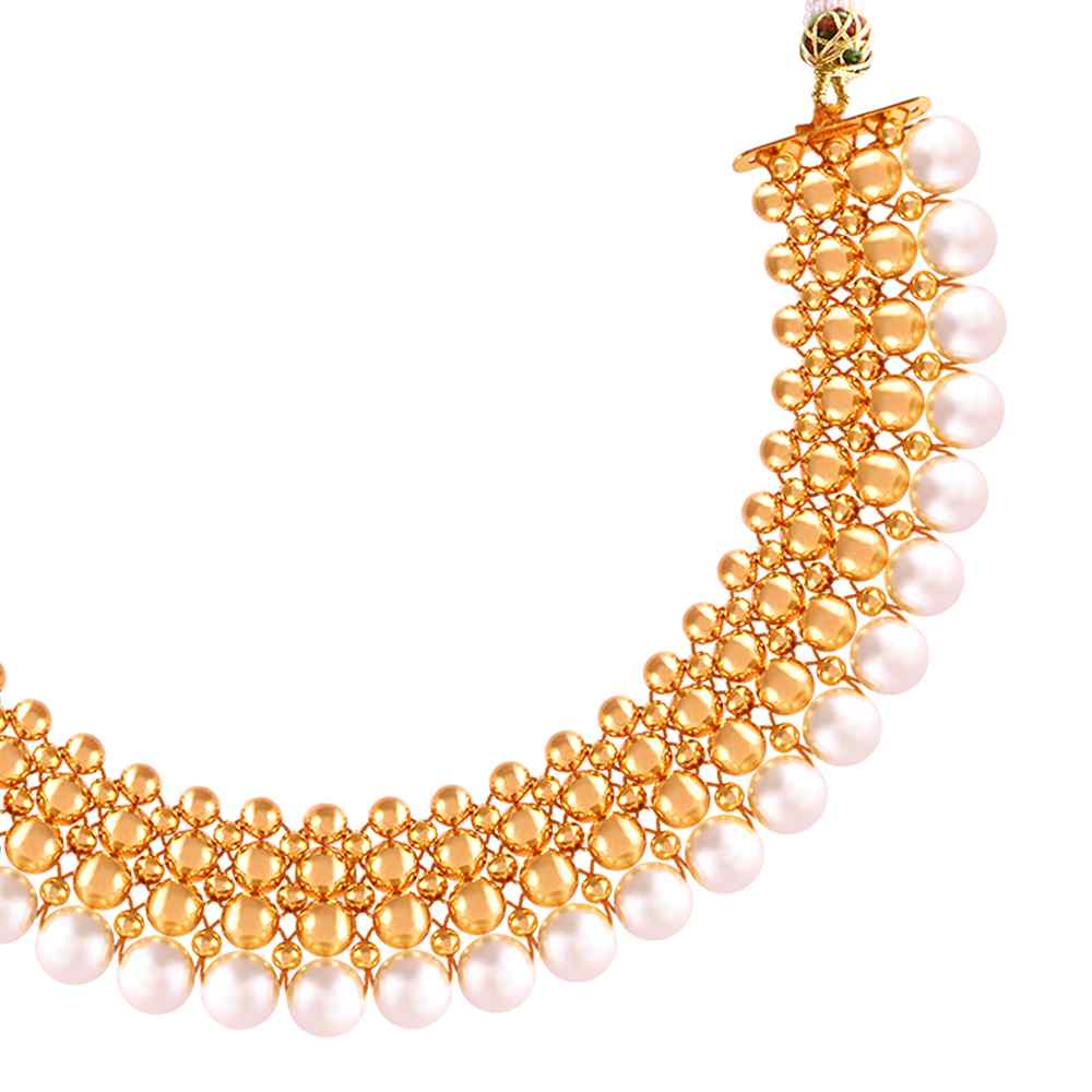 Tushi Gold Necklace Design With Unmatched Precision