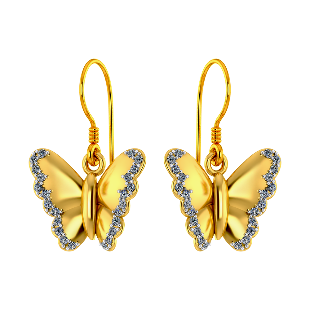 Fly High Kids Gold Earrings Online Jewellery Shopping India | Yellow Gold  14K | Candere by Kalyan Jewellers