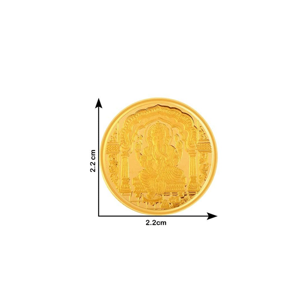 24k (995) 5 gm Yellow Gold Coin