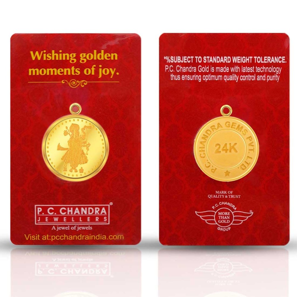 24k (995) 10 gm Balaji Yellow Gold Coin