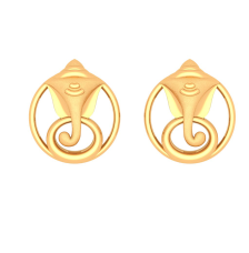 14k Gold Trendy Earrings from Amazea Collection