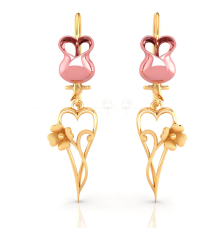 Buy 350+ Plain Gold Earrings Online?from PC Chandra Jewellers