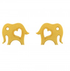 18KT (750) Yellow Gold Earring for Woman