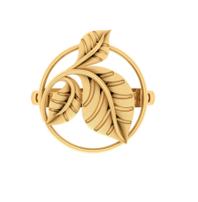 Shimmering Classy Gold Ring 