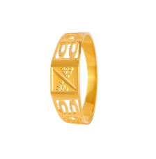 22KT Yellow Gold Ring for Men