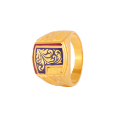 22KT Yellow Gold Ring for Men