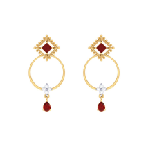 Intricately Crafted Gold Earrings Everyday Use