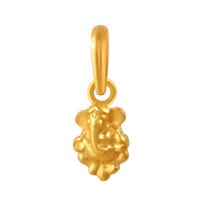 22K gold pendant with a splendid Lord Ganesha motif 