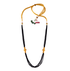 Dazzling Thusi Gold Mangalsutra Necklace