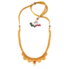 Elite Colourful Gold Thusi Necklace for Women